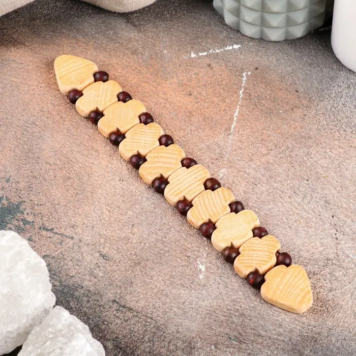 Четки перекидные Доброе Дерево «Змейка» 19 см, микс Четки перекидные Доброе Дерево «Змейка» 19 см, микс