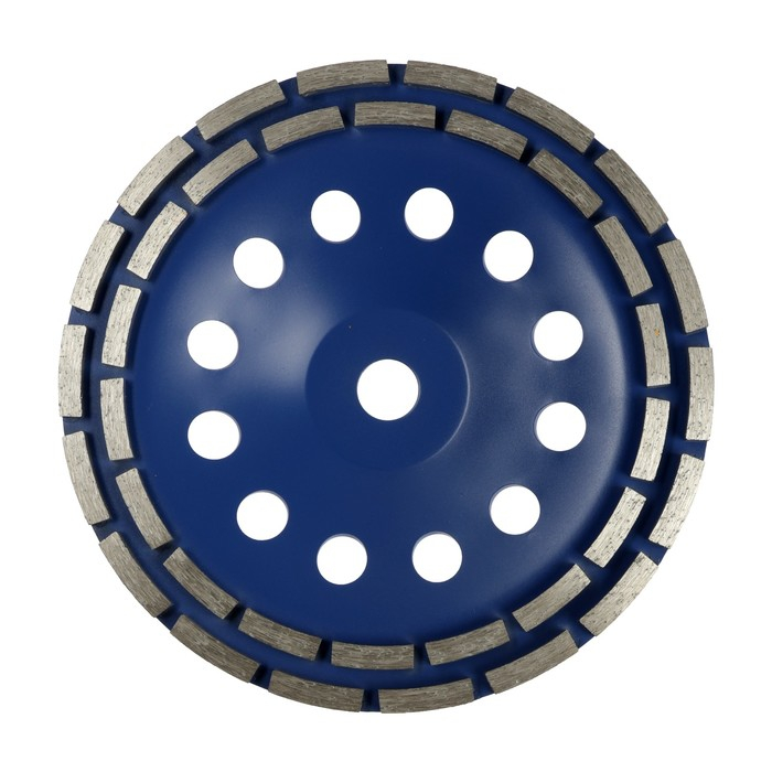 Чашка алмазная зачистная ТУНДРА, двухрядная, 230 мм Чашка алмазная зачистная ТУНДРА, двухрядная, 230 мм