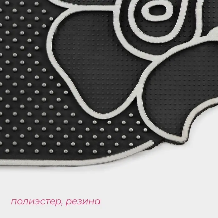 Коврик придверный Доляна Welcome, цветы, 41.5&times;75 см