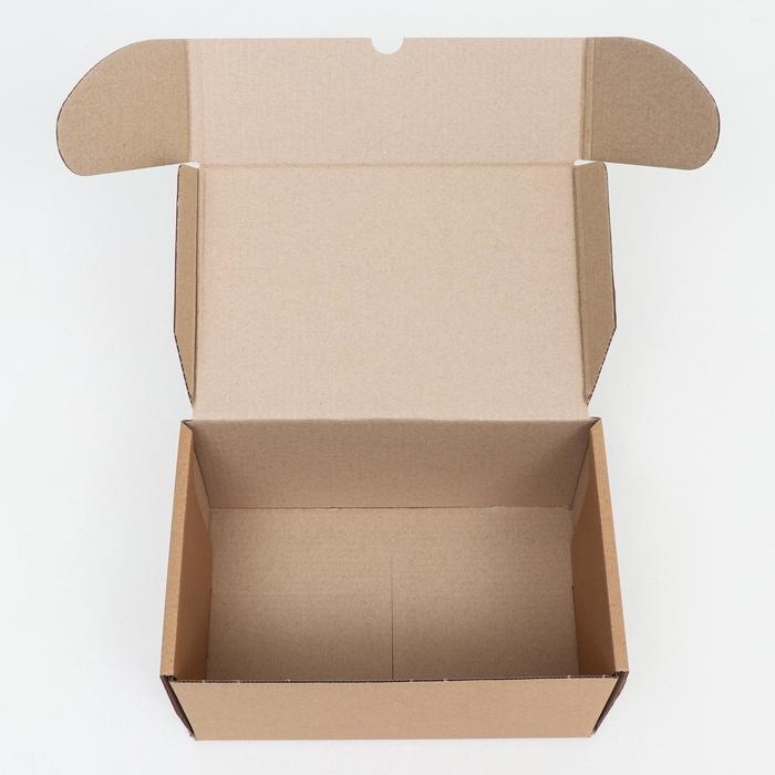 Коробка самосборная Коробка самосборная "Почтовая", бурая, 30 х 20 х 15 см