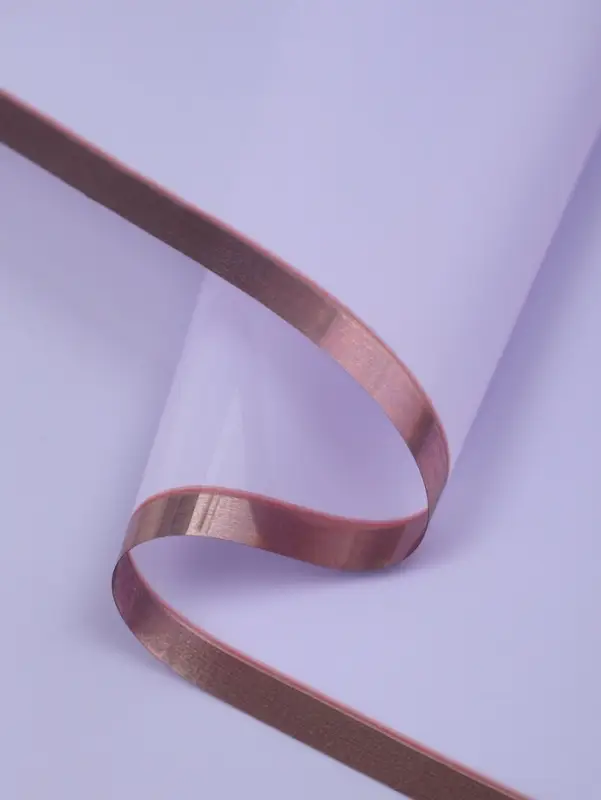 Плёнка для цветов &laquo;Кайма с тиснением&raquo;, светло-сиреневая, 57&times;57&plusmn;2 см