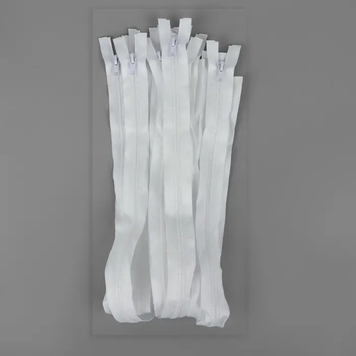 Молния «Трактор», №5, разъёмная, замок автомат, 70 см, белая Молния «Трактор», №5, разъёмная, замок автомат, 70 см, белая