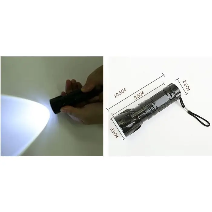 Фонарь ручной, AG10, черный Фонарь ручной, AG10, черный