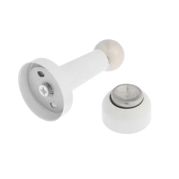 Упор дверной LOCKLAND, магнитный, цвет белый