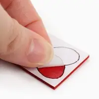 Вышивка по фетру "Зайка", 20,5*20,5 см, цвет розовый