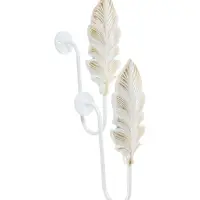 Крючок для штор CAPPIO KS041, цвет белый с золотом, набор 2 шт Крючок для штор CAPPIO KS041, цвет белый с золотом, набор 2 шт