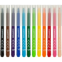 Фломастеры Maped COLOR'PEPS LONG LIFE,3хгр.пиш.узел,смываем,12цв/наб,845020