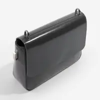 Крепления для ручек на сумку, металлические, 1.8&times;1.5&times;0.5 см, 2 шт., 4 винта, цвет чёрный никель