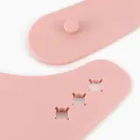 Нагрудник детский, светло-розовый