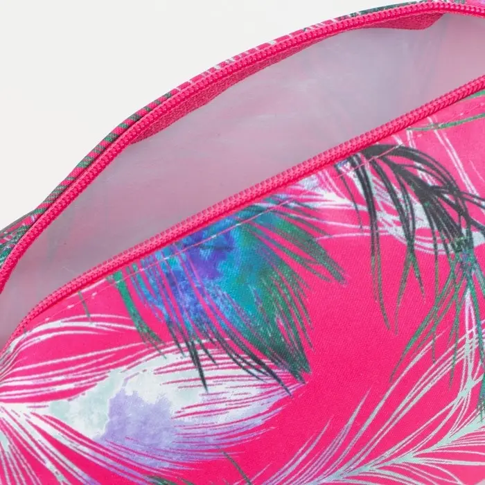 Косметичка на молнии, цвет розовый