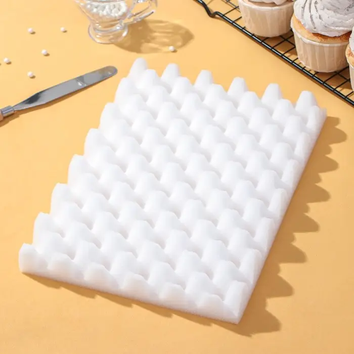 Мат для сушки цветов из мастики Доляна, 24.5&times;19&times;2.5 см, белый