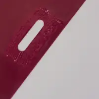 Пакет полиэтиленовый с вырубной ручкой, винный/бордовый, 40&times;50 см, 60 мкм