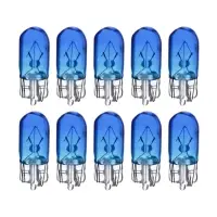 Галогенная лампа для авто Cartage BLUE, T10, W5W, 12 В, 5 Вт, набор 10 шт.