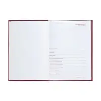 Ежедневник недатированный Calligrata. Vivella, А5, 160 листов, кожзам, бордовый