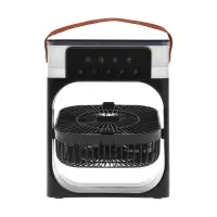 Вентилятор настольный с увлажнителем LOF-06, портативный, 3 скорости, питание USB, чёрный