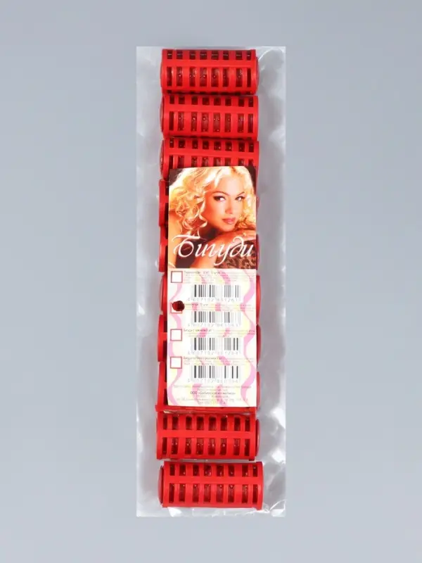 Термобигуди с фиксатором, d=2.2 см, 10 шт., цвет МИКС