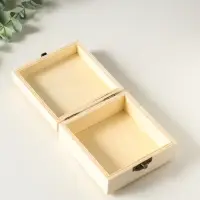 Шкатулка для росписи дерево &laquo;Квадрат&raquo;, 4.8&times;10&times;10 см