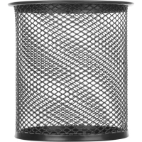 Подставка-стакан Attache d82х98мм круглая металл сетка черная
