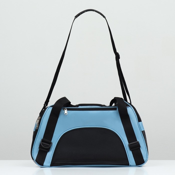 Сумка-переноска сетчатая,53 х 26 х 34 см, голубая Сумка-переноска сетчатая,53 х 26 х 34 см, голубая