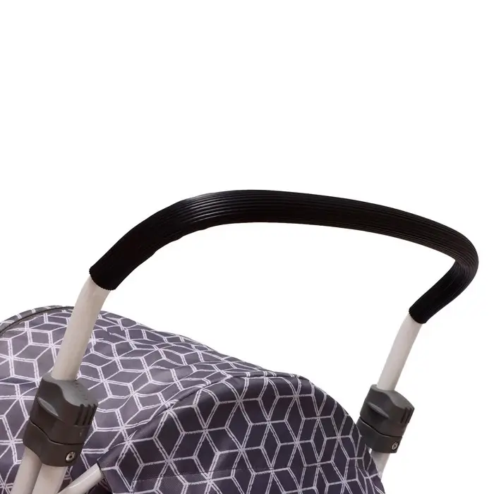 Санки-коляска «Наши детки 3-1К», принт: с ромбиками серый Санки-коляска «Наши детки 3-1К», принт: с ромбиками серый