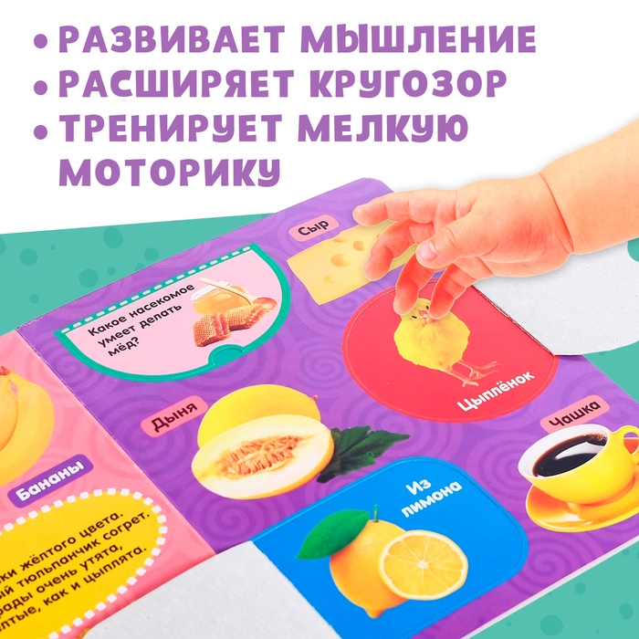 Книжка картонная с окошками «Цвета», 10 стр. Книжка картонная с окошками «Цвета», 10 стр.