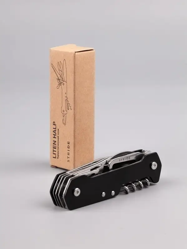 Туристический нож Liten Halp, черный