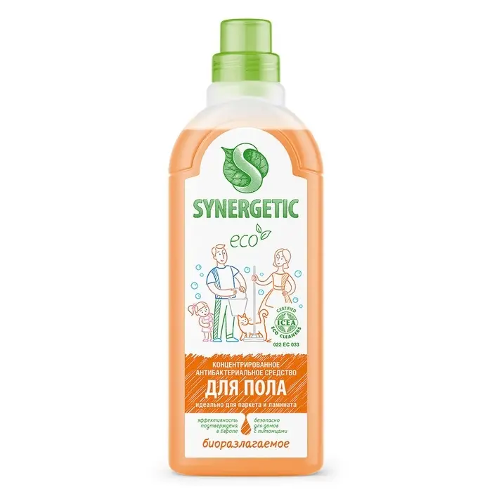 Средство моющее Synergetic для пола, концентрированное, универсальное, 1 л