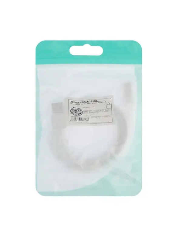 Кабель Luazon, Type-C - USB, 1 А, 1 м, белый Кабель Luazon, Type-C - USB, 1 А, 1 м, белый