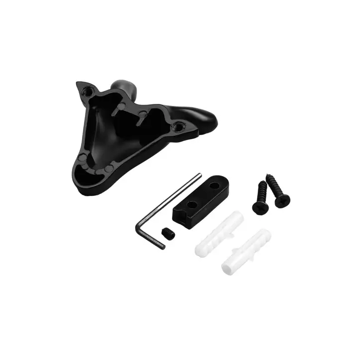 Крючок мебельный CAPPIO GIRAFFE, двухрожковый, цвет черный