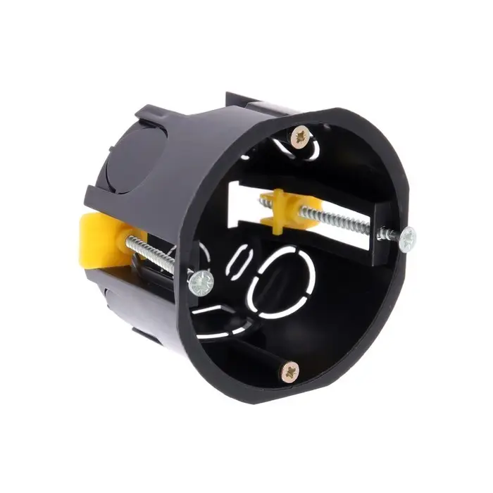 Коробка установочная Luazon Lighting, 68х45 мм, IP20, для полых стен, черная Коробка установочная Luazon Lighting, 68х45 мм, IP20, для полых стен, черная