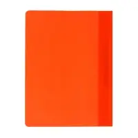Папка-скоросшиватель Calligrata, А4, 120 мкм, оранжевая, прозрачный верх
