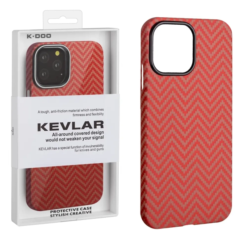 Чехол iPhone 12 Pro Max Kevlar M Pattern
