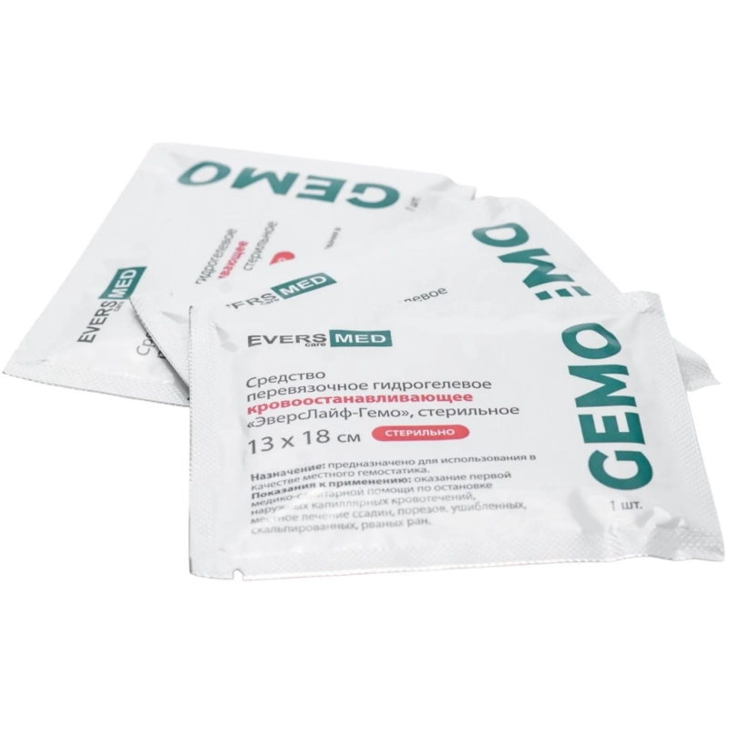 Салфетки кровоостанавливающие Эверс Лайф-Гемо 13x18cм 30шт/уп