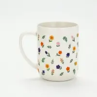 Кружка чайная керамическая &laquo;Цветы&raquo;, 630 мл