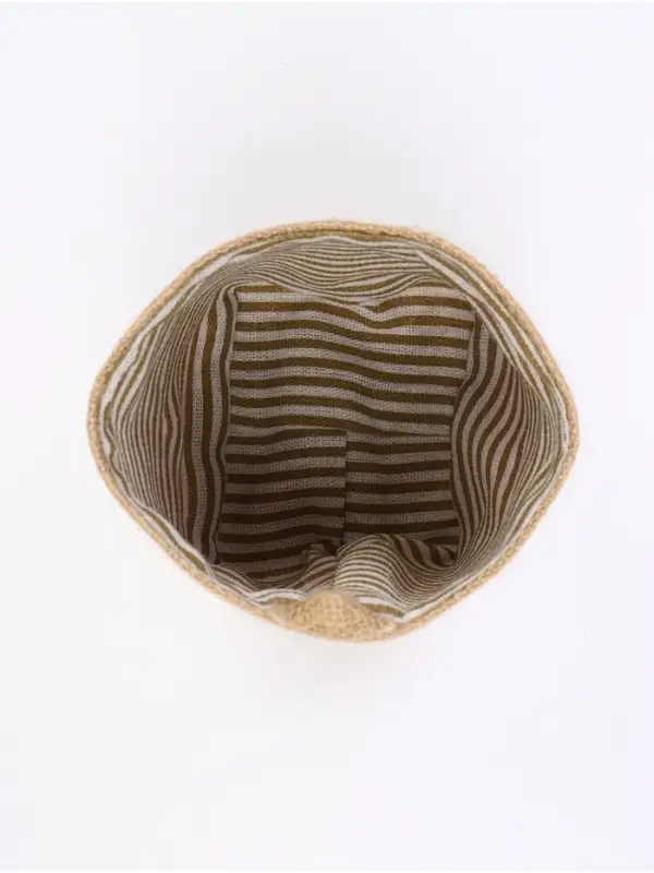 Корзина для хранения &laquo;Хемп&raquo;, хлопок, 13&times;9&times;9 см, бежевая