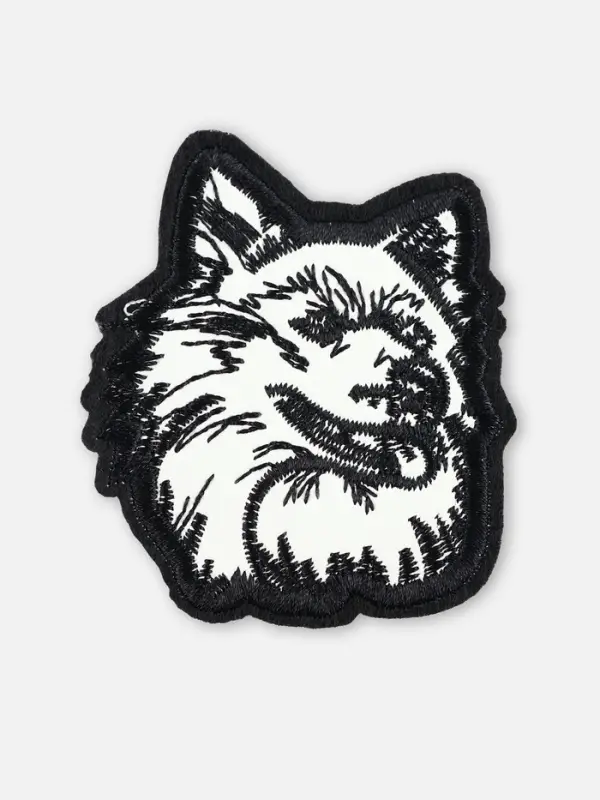 Термоаппликация «Волк», 7×6 см, разноцветная Термоаппликация «Волк», 7×6 см, разноцветная