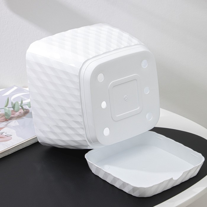 Горшок с поддоном «Классика», 4,5 л, белый Горшок с поддоном «Классика», 4,5 л, белый