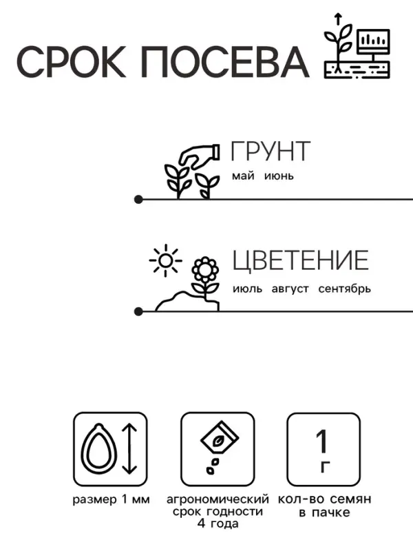 Семена цветов Настурция Семена цветов Настурция "Райские птицы", смесь окрасок, 1 г