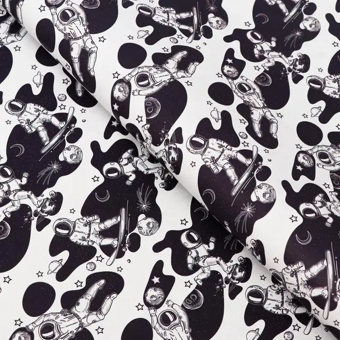 Набор бумаги упаковочной крафт "Космонавт", 50 &times; 70 см, 2 листа