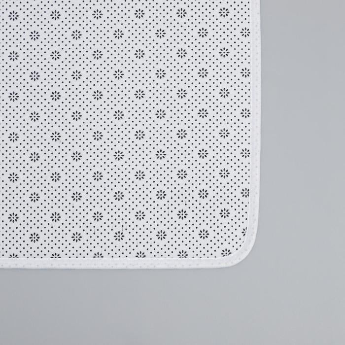 Набор ковриков для ванной и туалета Доляна «Паркет», 2 шт: 50×80, 40×50 см, цвет голубой Набор ковриков для ванной и туалета Доляна «Паркет», 2 шт: 50×80, 40×50 см, цвет голубой