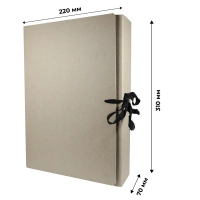 Короб архивный склад на завяз А4 70 мм переп карт до700 лис