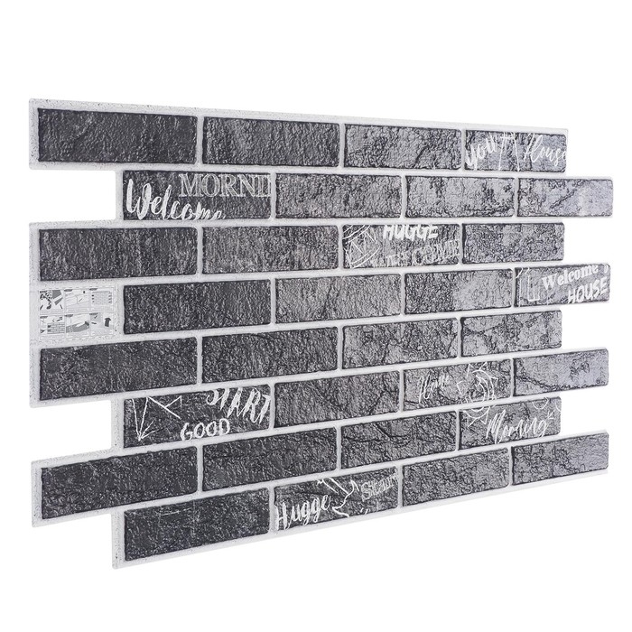 Панель ПВХ кирпич Арт-деко, 485х960 Панель ПВХ кирпич Арт-деко, 485х960