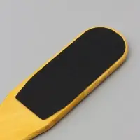 Пилка для пяток, наждачная, двусторонняя, 26 см, деревянная