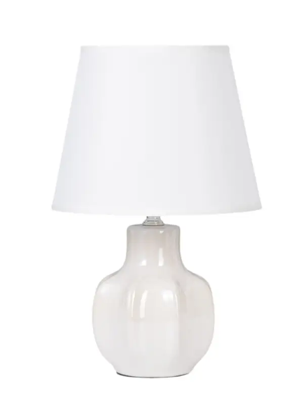 Лампа настольная E27 40Вт "Гранат" беж перламутр 20х20х32,5 см