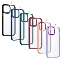 Чехол iPh 12 Pro Max цветной бампер