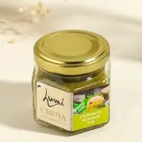 Свеча ароматическая в банке 70 гр воска, грейпфрут+зелёный чай