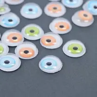 Глазки на клеевой основе, набор, размер 1.5 см