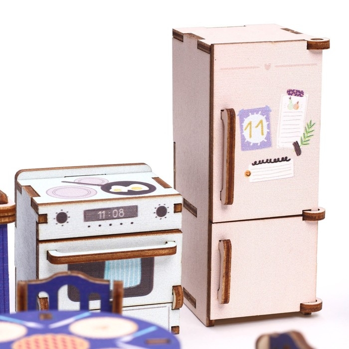 Кукольная мебель «Кухня» Кукольная мебель «Кухня»