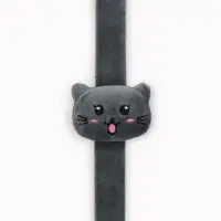 Игольница на браслете &laquo;Кошка&raquo;, 23&times;6.5 см, серая