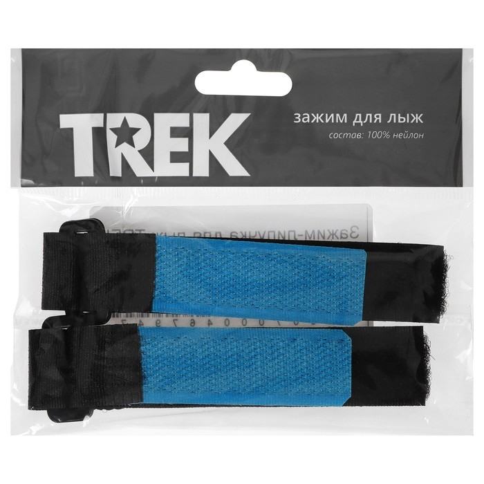 Зажим-липучка для лыж Trek, цвет чёрный Зажим-липучка для лыж Trek, цвет чёрный